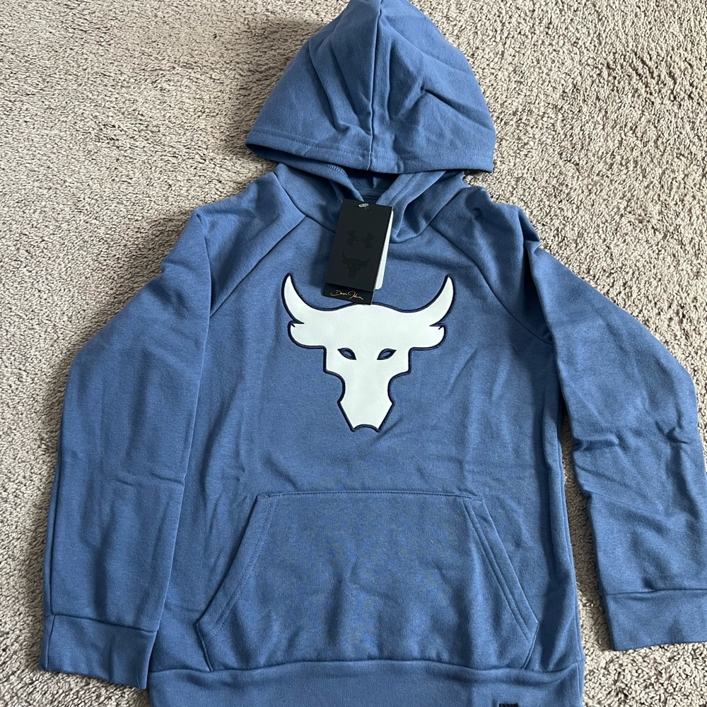 Under Armour Blue Hoodie Project Rock